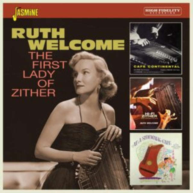Ruth Welcome - The First Lady Of Zither (3Lps Cafe Continental / Hi-Fi Zither / At A Sidewalk Caf...