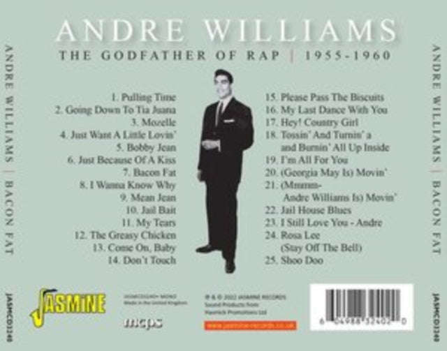 Andre Williams - Bacon Fat & Another 24 Sizzlin Cuts Of Detroit Soul Roots 1955-1961 (CD)