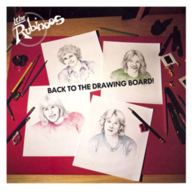 Rubinoos - Back To The Drawing Board (Ruby/Black Splatter Vinyl) (Vinyl)