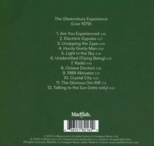 Steve Hillage - The Glastonbury Experience (Live 1979) (CD)