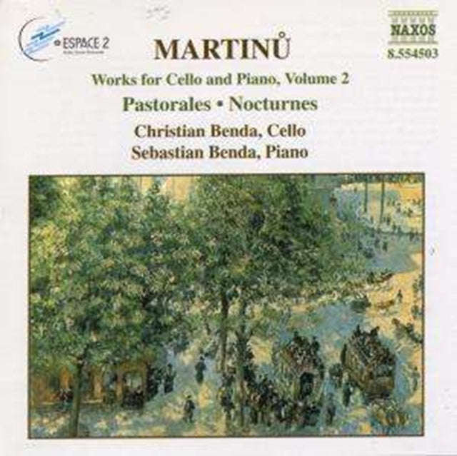 Christian & Sebastian Benda - Martinumusic For Cello And Piano Vol 2 (CD)