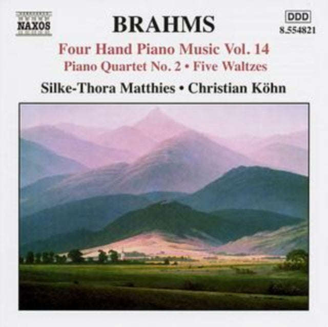 Matthieskohn - Brahmsfour Hand Piano Music Vol 14 (CD)