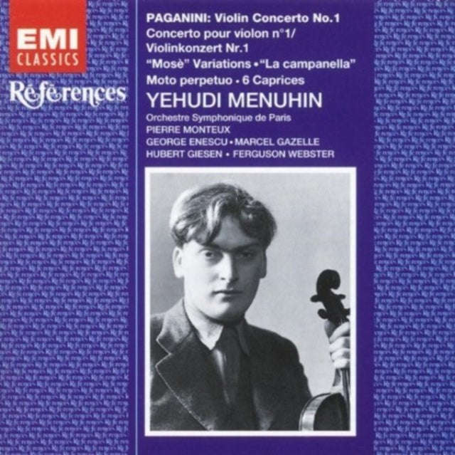 Yehudi Menuhin / Pierre Monteux - Paganini: Violin Concerto / Caprices (CD)