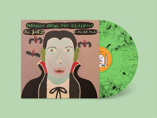 Jad & David Fair - Monster Songs For Children (Lime/Black Swirl Vinyl) (Vinyl)