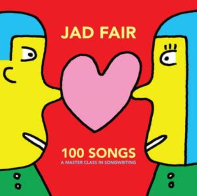 Jad Fair - 100 Songs (A Master Class In Songwriting) (Red/Yellow Vinyl) (Vinyl)