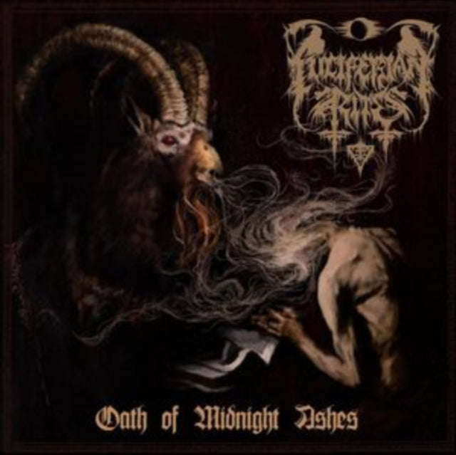 Luciferian Rites - Oath Of Midnight Ashes (Clear/Altar Blood Red Vinyl) (Vinyl)