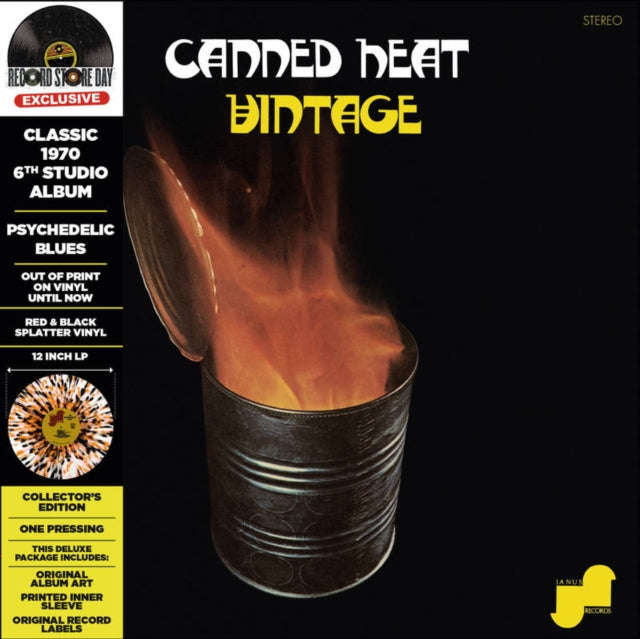 Canned Heat - Vintage (Orange/Noir Splatter Vinyl) (Rsd 2023) (Vinyl)