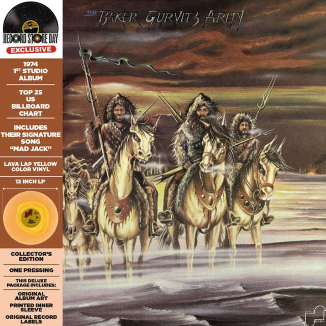 Baker Gurvitz Army - The Baker Gurvitz Army (Colour-In-Colour Yellow/Beer Vinyl) (Rsd 2023) (Vinyl)