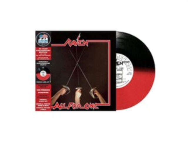 Raven - All For One (Black/Red Half/Half Vinyl) (Vinyl)