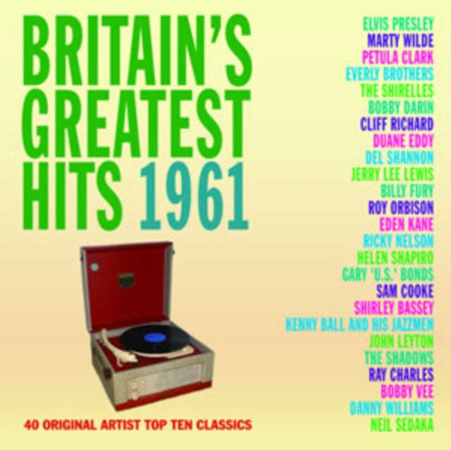 Various Artists - Britains Greatest Hits 1961 (CD)