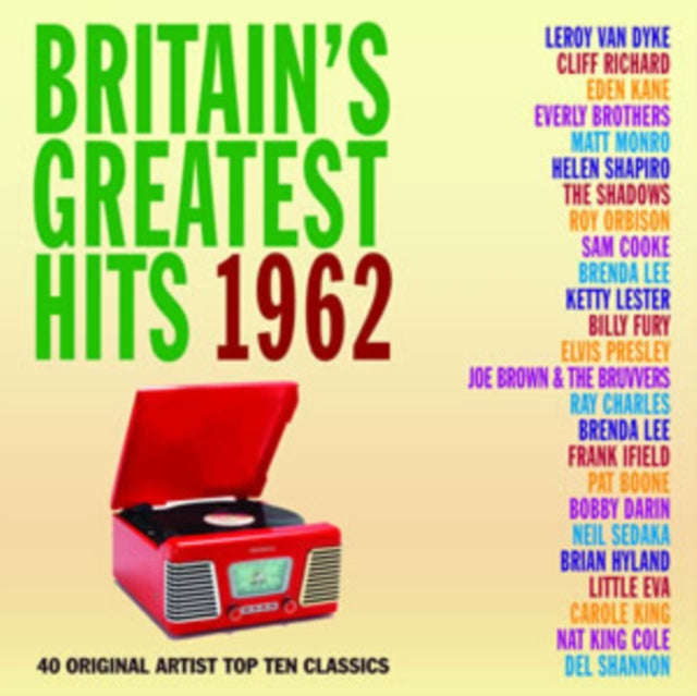 Various Artists - Britains Greatest Hits 1962 (CD)