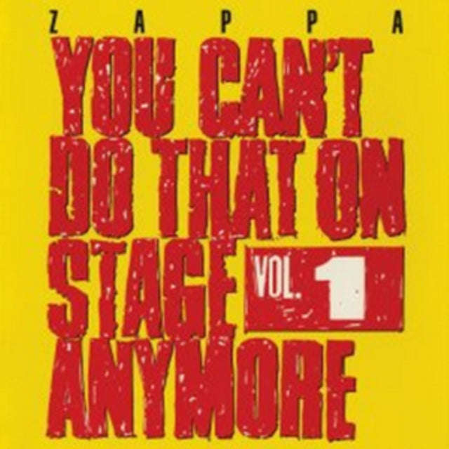 Frank Zappa - You Can't Do That On Stage Anymore - 1 (CD)