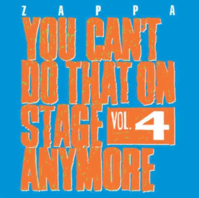 Frank Zappa - You CanT Do That On Stage Anymore - 4 (CD)