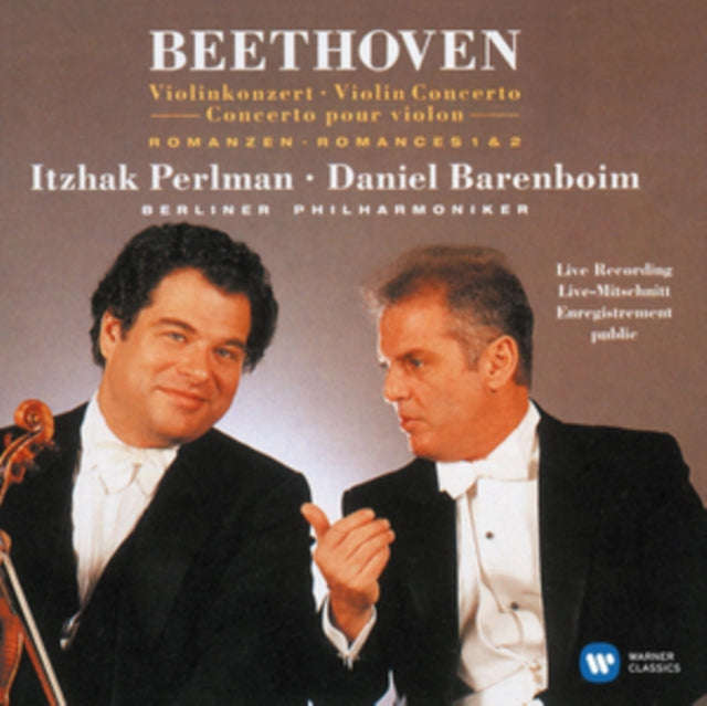 Perlman/Bp/Barenboim - Beethoven/Violin Concerto & Romances 1&2 (CD)