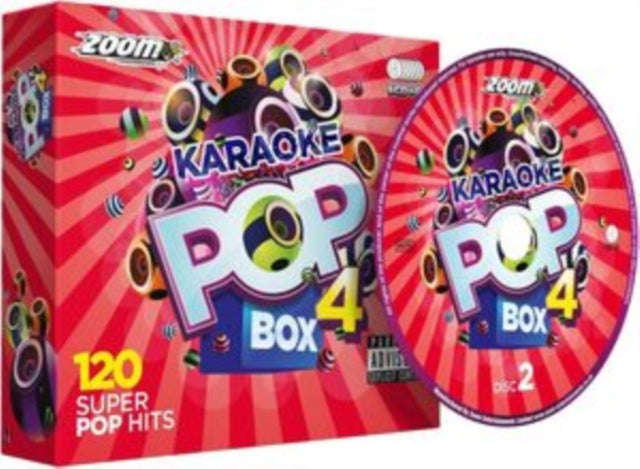 Zoom Karaoke - Karaoke Pop Box 4 Party Pack - 120 Songs (CD+G) (CD)