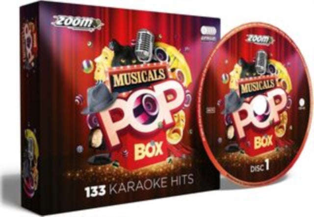 Zoom Karaoke - Musicals Pop Box Party Pack - 133 Songs (CD+G) (CD)