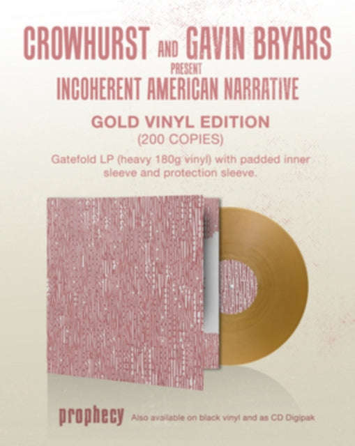 Crowhurst And Gavin Bryars - Crowhurst And Gavin Bryars Present Incoherent American Narrative (Go...