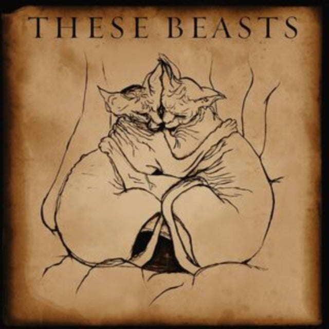These Beasts - These Beasts (Clear Oxblood/Aqua Splatter Vinyl) (Vinyl)
