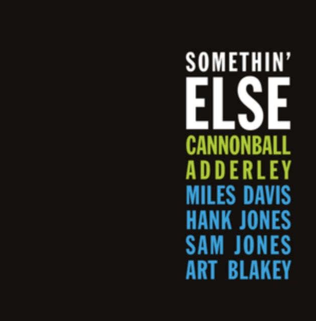 Cannonball Adderley - Somethin Else (Blue Vinyl) (Vinyl)