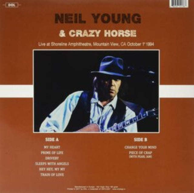 Neil Young & Crazy Horse - Live At Shoreline Amphitheatre Mountain View Ca October 1st 1994 (Gree...