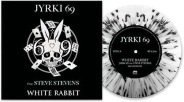 Jyrki 69 - White Rabbit (Black/White Splatter Vinyl) (Vinyl Single)