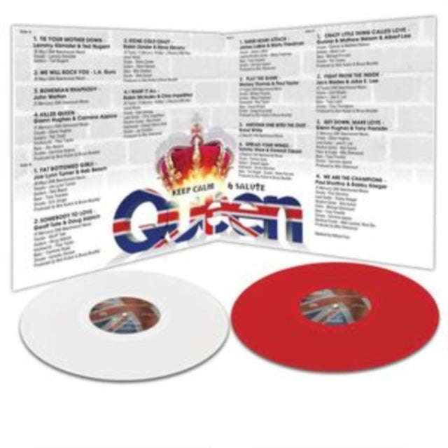 Various Artists - Keep Calm And Salute Queen (Red/White Vinyl) (Vinyl)