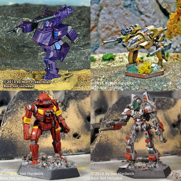 BattleTech Miniatures Bounty Hunter Companion Mechs (4) (Miniatures)