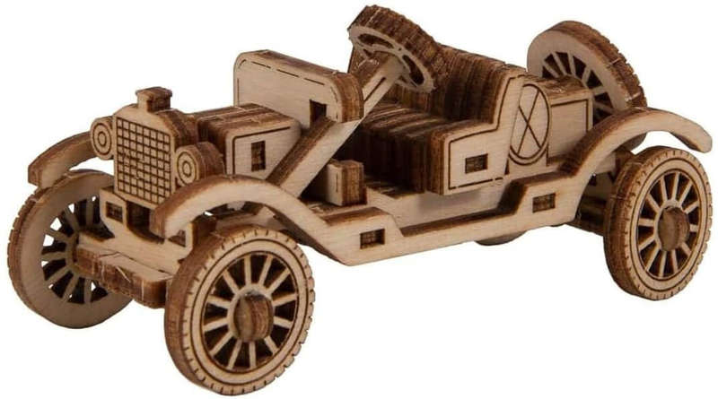 WoodenCity - Wooden Figures SuperFast Series (Retro Ride Ford)
