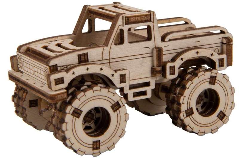 WoodenCity - Wooden Figures SuperFast Series (Monster Truck Ford)