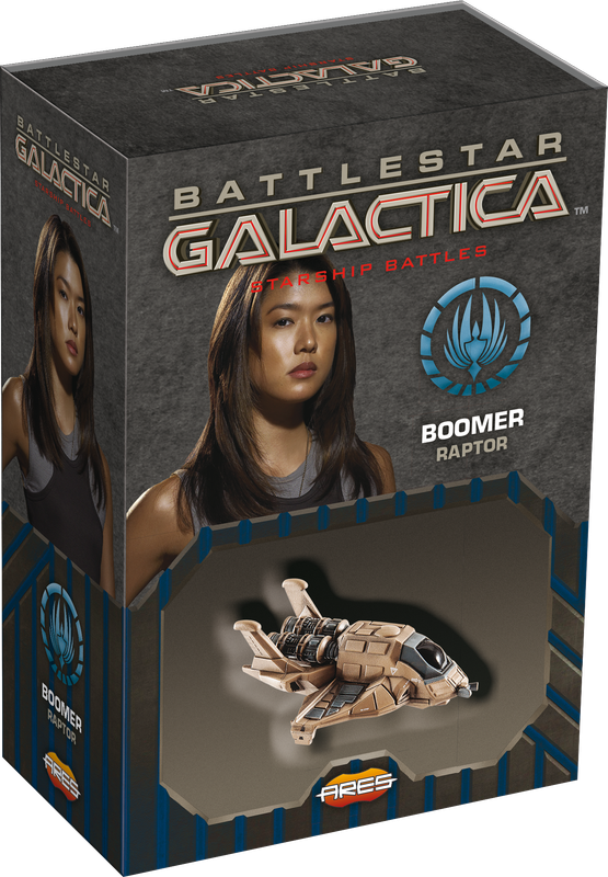Battlestar Galactica Starship Battles Boomers Raptor Spaceship Pack OOP (Board Games)