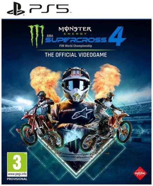 Monster Energy Supercross 4 : The Official Videogame (PS5)
