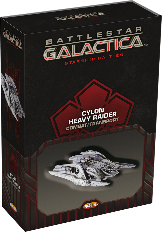 Battlestar Galactica Starship Battles Cylon Heavy Raider Combat/Transport Spaceship Pack (Board G...