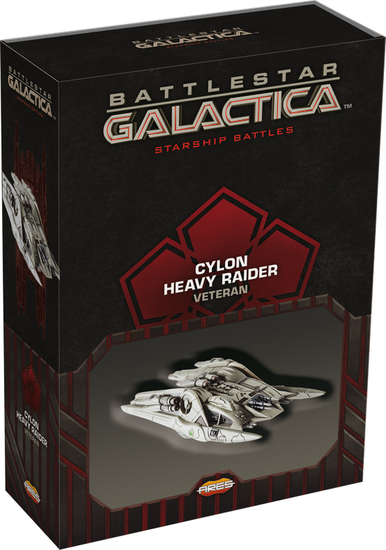 Battlestar Galactica Starship Battles Cylon Heavy Raider Veteran Spaceship Pack (Board Games)