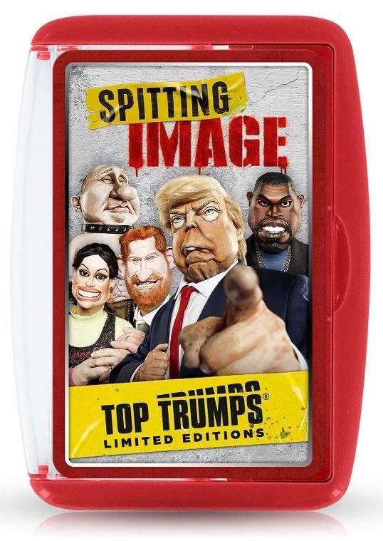 Top Trumps Card Game Limited Edition Spitting Image