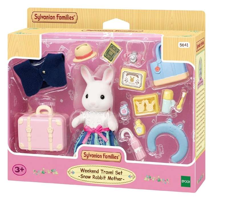 Sylvanian Families - Weekend Travel Set Snow Rabbit Mother
