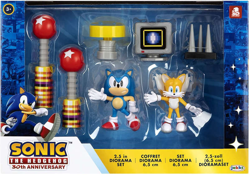 Sonic The Hedgehog - 30th Anniversary 2.5 Figure Diorama Set