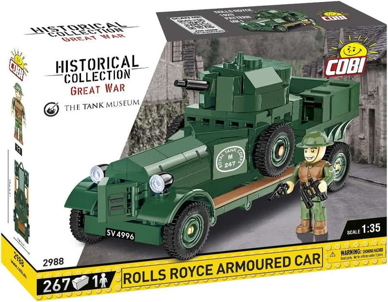Cobi - World War I - Rolls Royce Armoured Car 1 -35  267 Pcs