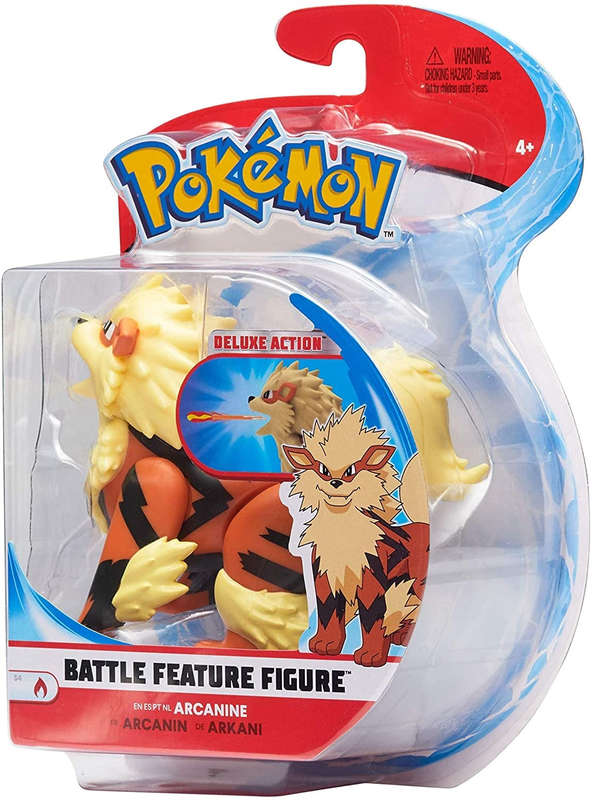 Pokemon - 4.5 inch Battle Feature Arcanine (Toys)