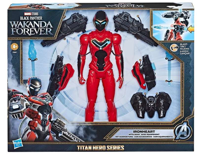 Marvel - Titan Hero Series - Ironheart + Gear Black Panther II