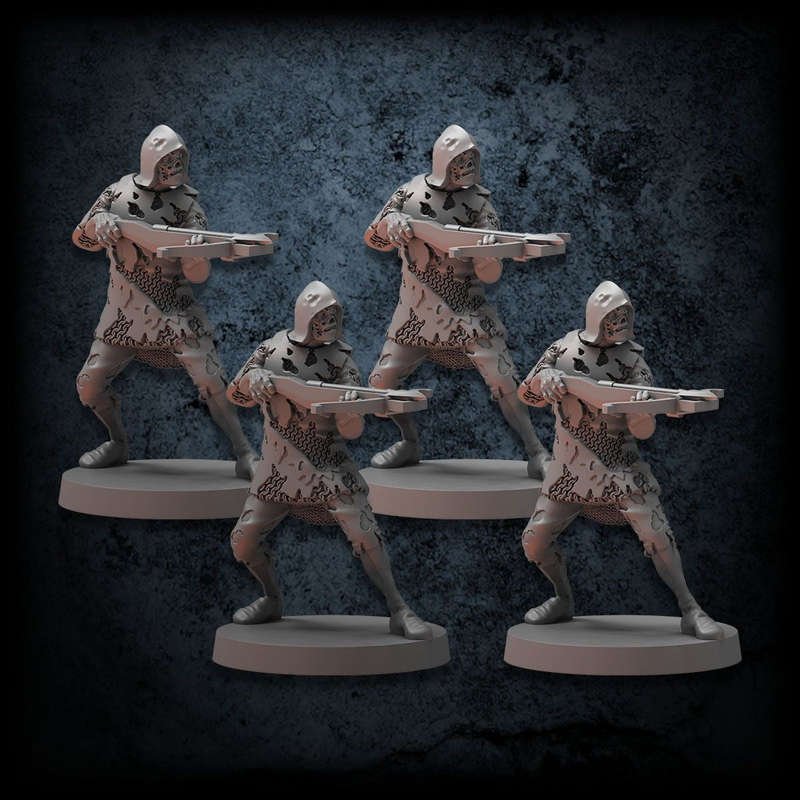 Dark Souls: RPG Mini Wave 1 No 3 - Hollow Crossbowmen Figure (Board Games)
