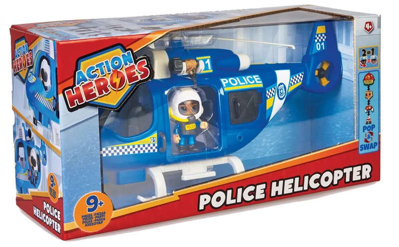 Action Heroes Police Helicopter