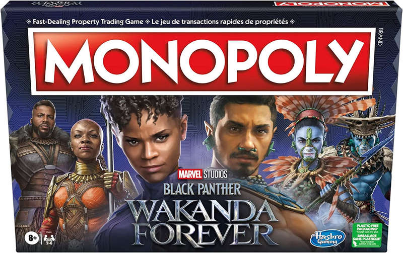 Monopoly Black Panther Wakanda Forever Edition (Board Games)