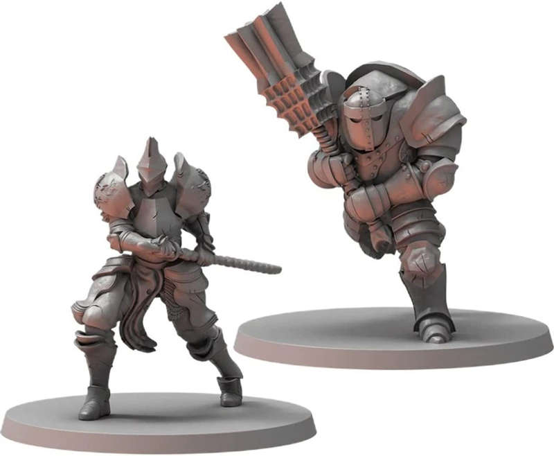 Dark Souls RPG Minis Wave 2 SKU 5 - Captains & Warriors (Board Games)