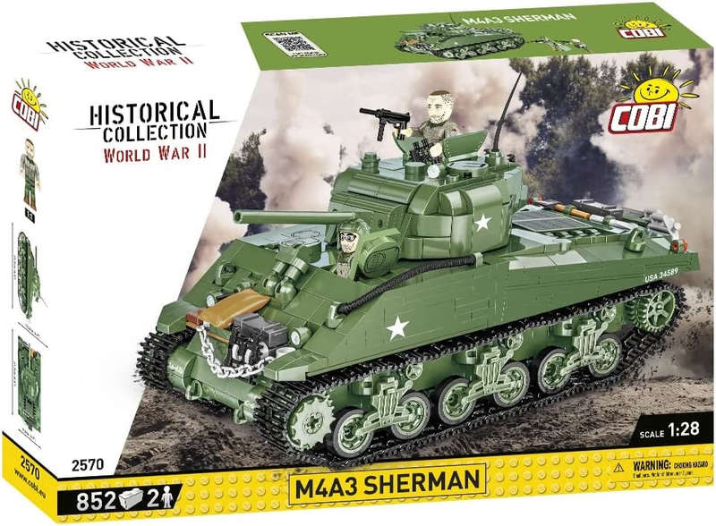 Cobi - World War II - Sherman M4A3 852 pcs