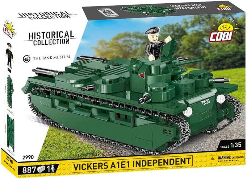Cobi - World War I - Vickers A1E1 Tank 887 Pcs