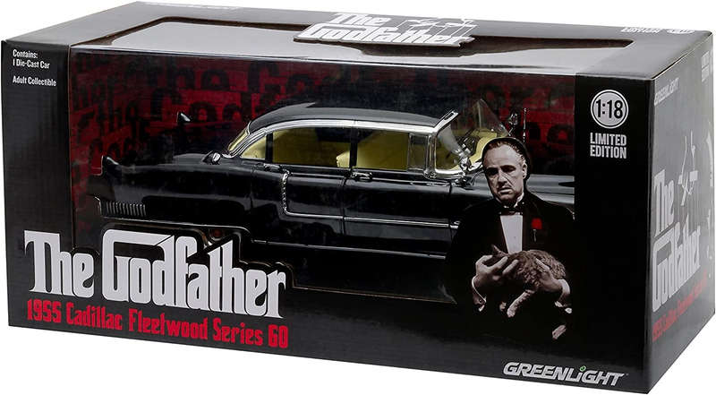 Greenlight Collectibles - 1/18 The Godfather 1955 Fleetwood (Diecast Model Car)