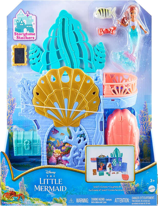 Little Mermaid - Small Dolls Mermaid Grotto Play Set