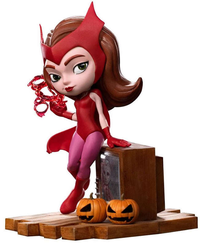 IronStudios - MiniCo Figurines: Marvel Wandavision (Wanda - Halloween) (Figures)