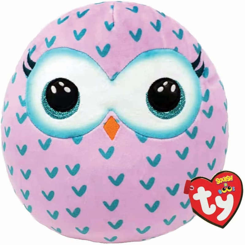 Ty - SquishaBoo Winks Owl 10 inch