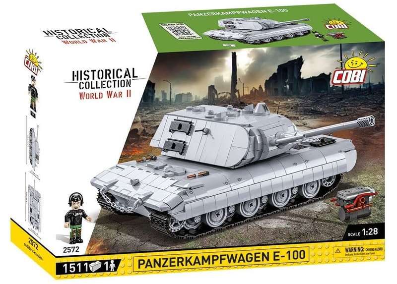 Cobi - World War II - Panzer Kampfwagen E - 100 1511 pcs